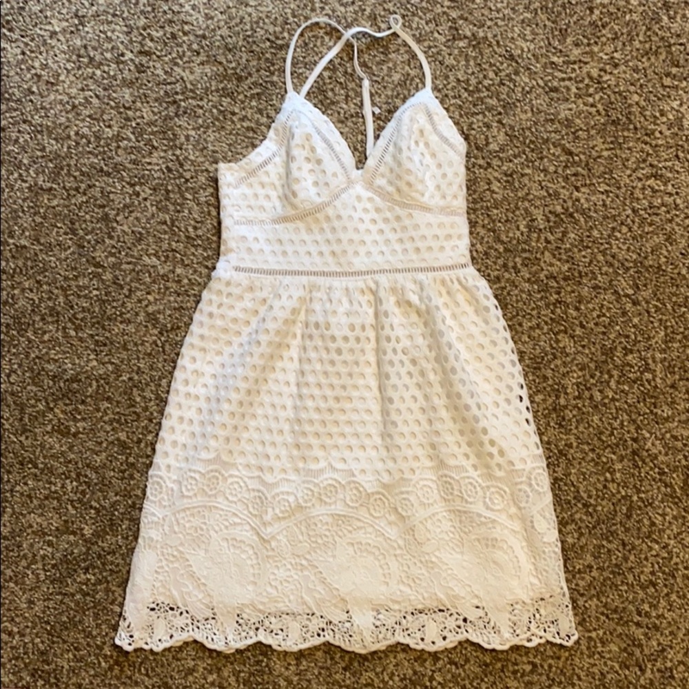 White Lace Dress!!